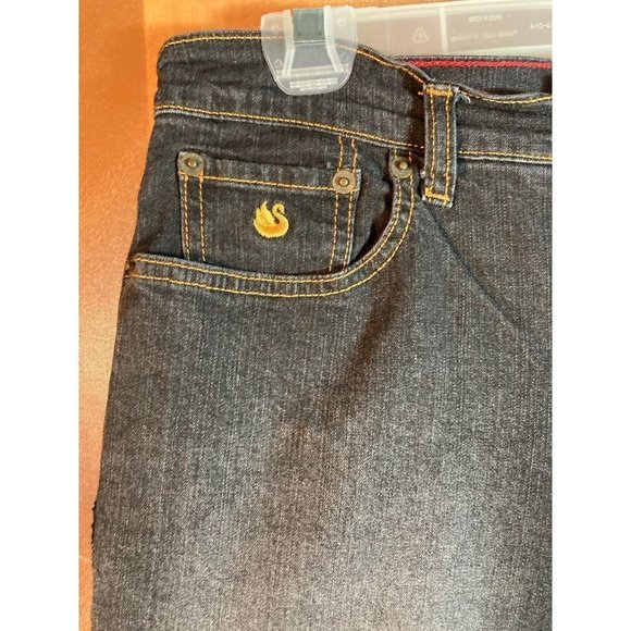 GLORIA Vanderbilt Stretch Straight Leg Jeans Mid Rise Copper Black Size 10. B5 - Picture 4 of 4